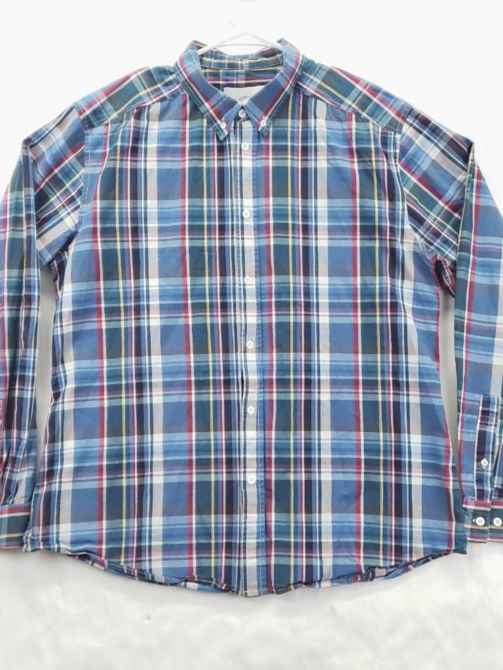 Sons of Fortune Shirt Mens 3XL Blue Green Cotton Long Sleeve Classic Button-Down